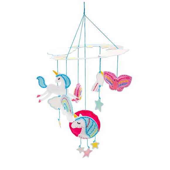 Colorbok Sew Cute Felt Mobile Kit-Fantasy Glitter -Sewing - Picture 2 of 6